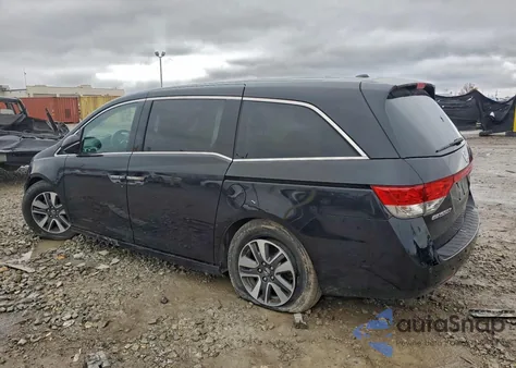 2015 Honda Odyssey Touring from USA, damaged, VIN 5FNRL5H92FB022901